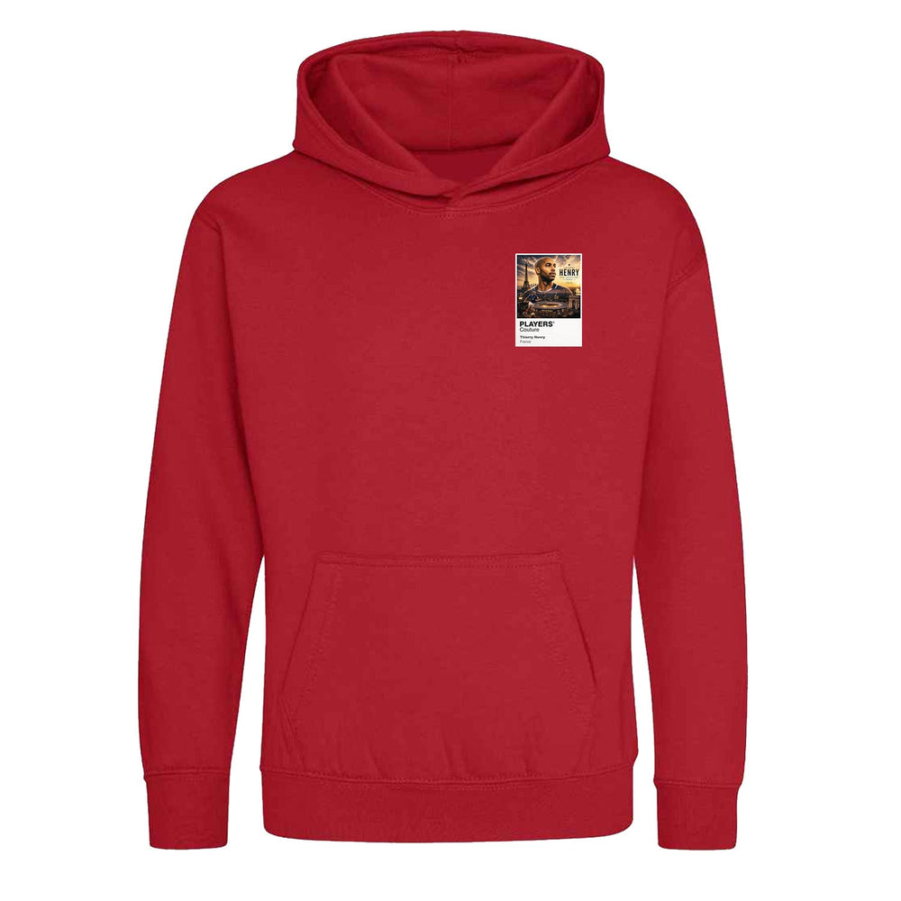 Thierry Henry France Atlas Frame White kids hoodie by Players Couture