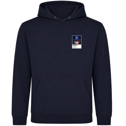 Thierry Henry France Icons in Lights Frame Men's Hoodie in Navy