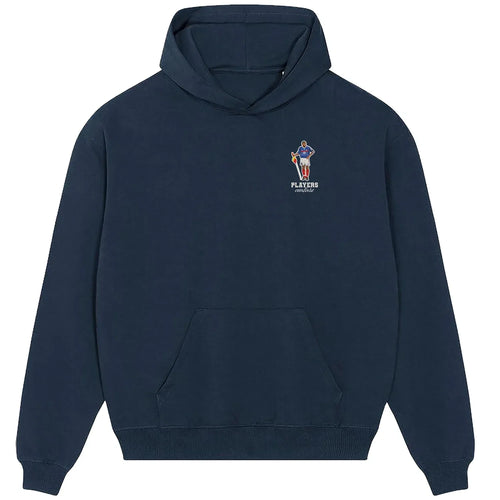 Thierry Henry France hoodie – navy men's hoodie featuring the Thierry Henry France Players Couture logo