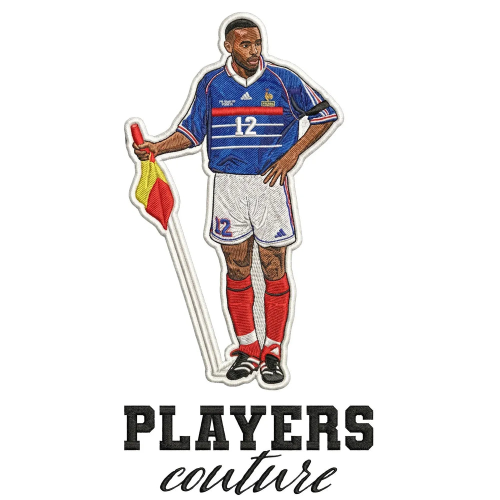 Thierry Henry France Badge Players Couture Men's Hoodie