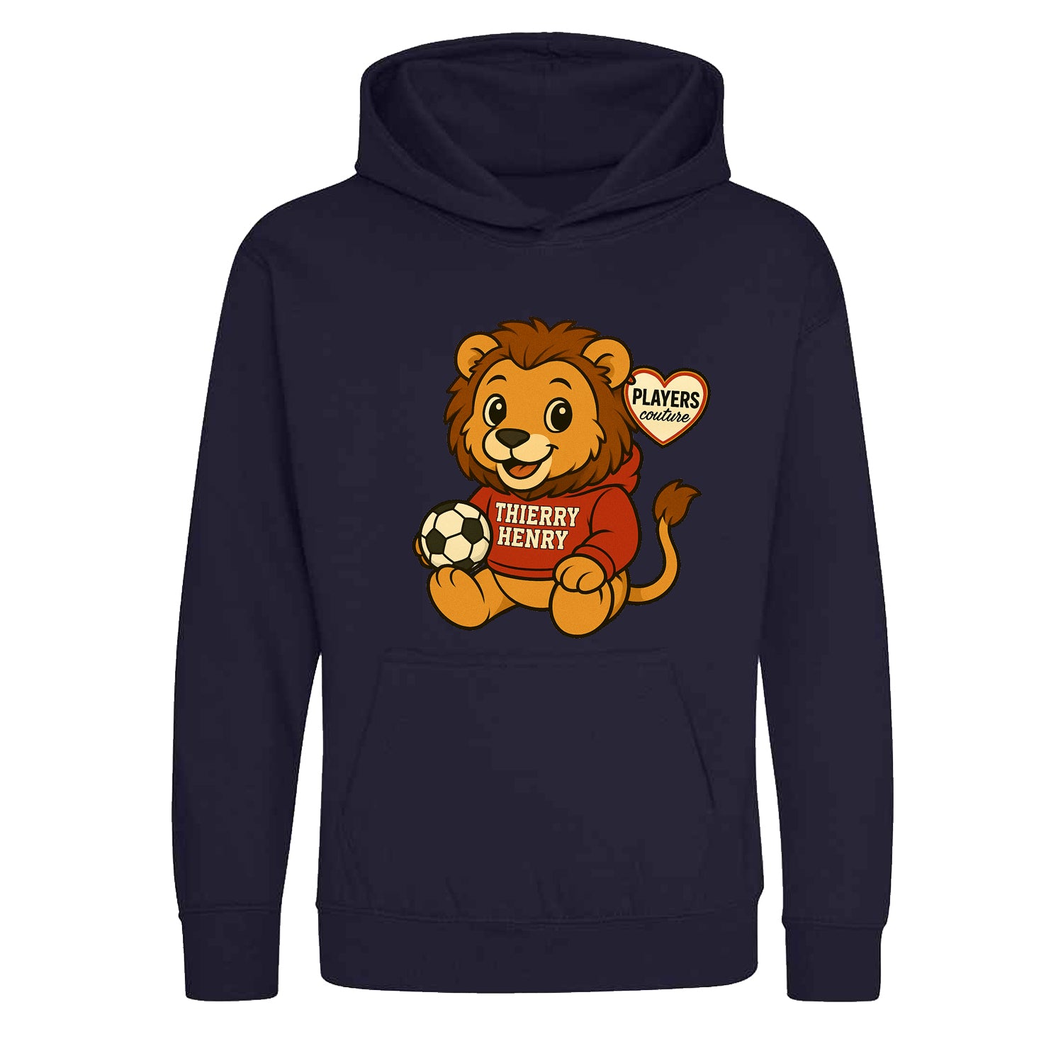 Thierry Henry Lion Logo Players Couture Kids Hoodie Navy