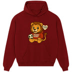 Thierry Henry Lion Logo Players Couture Men's Casual Hoodie Red