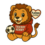 Thierry Henry Lion Logo Players Couture Men's Casual Hoodie