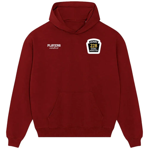 Thierry Henry Logo 2 Players Couture Men's Casual Hoodie - Players Couture Thierry Henry Men's Casual Hoodie Fan Clothing