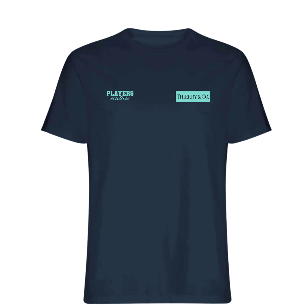 Thierry Henry Logo Players Couture Mens T-Shirt Navy