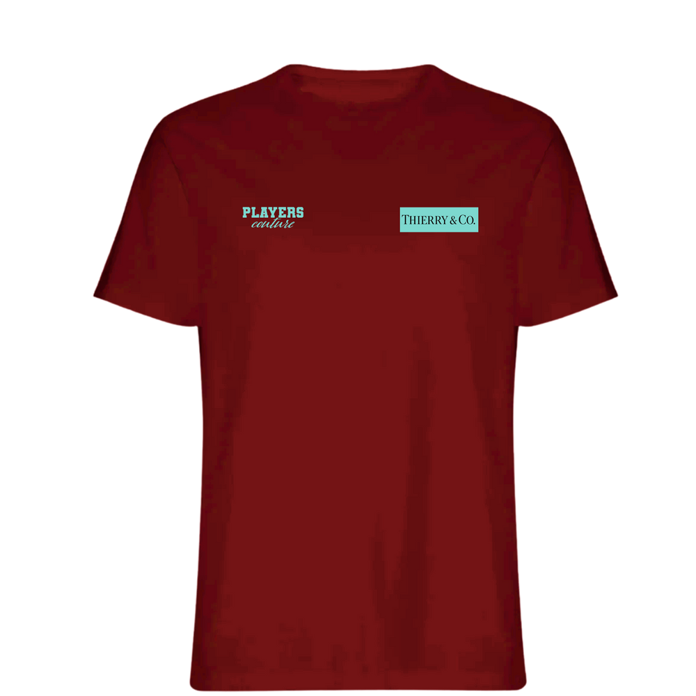 Thierry Henry Logo Players Couture Mens T-Shirt Red