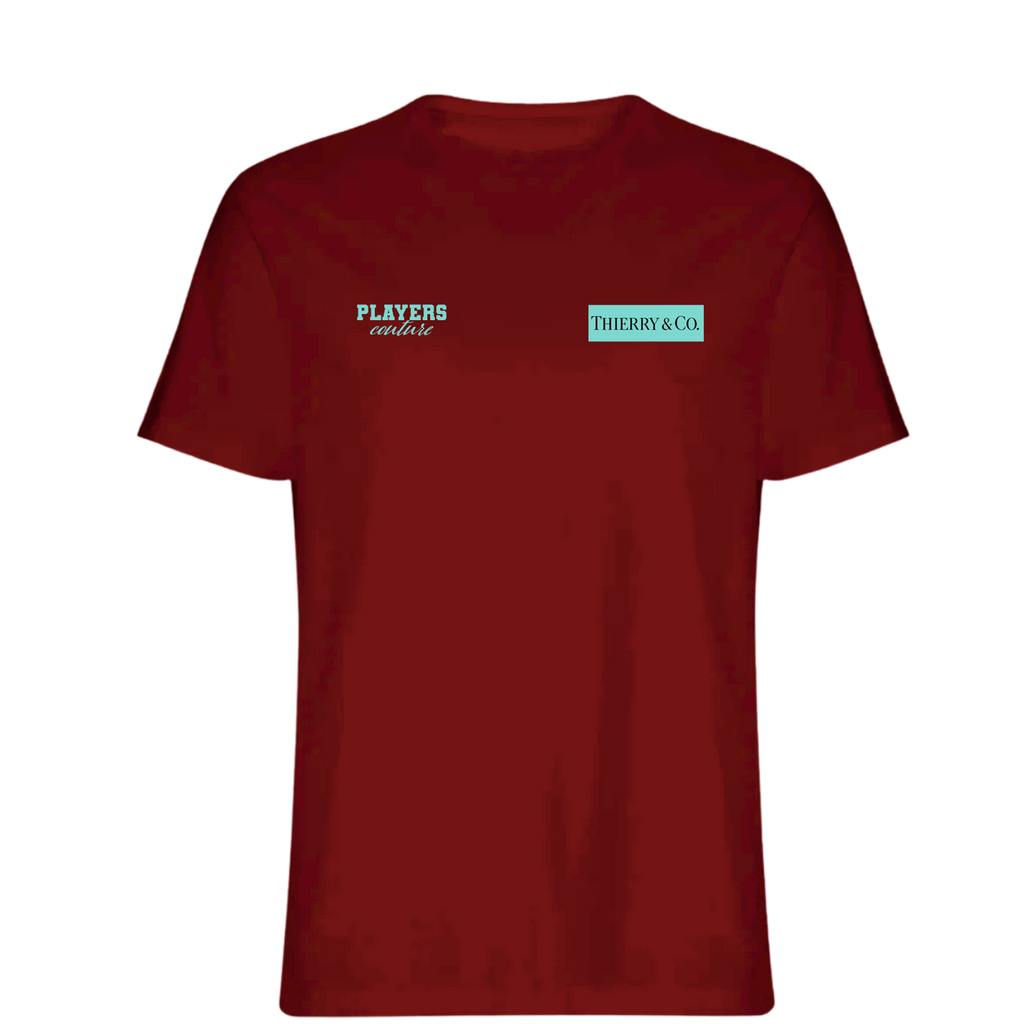 Thierry Henry Logo Players Couture Mens T-Shirt Red