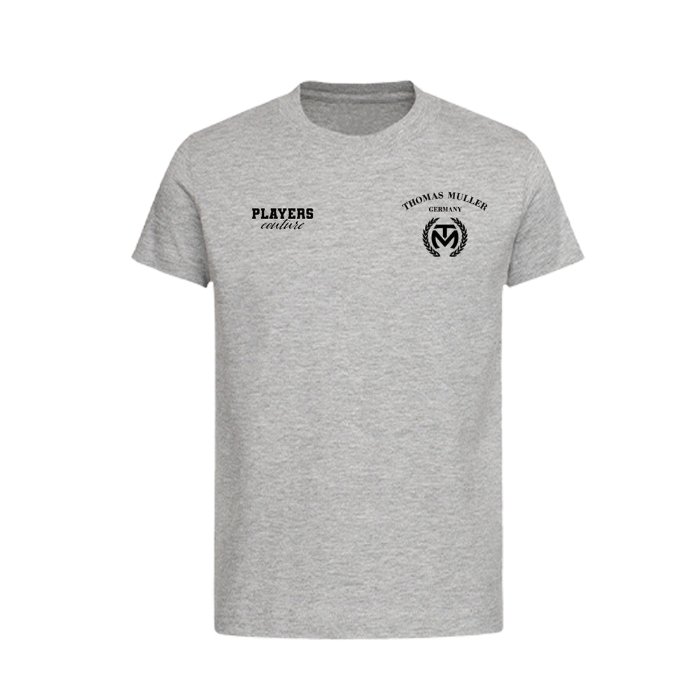 Thomas Muller Logo Players Couture Kids T-Shirt Gray