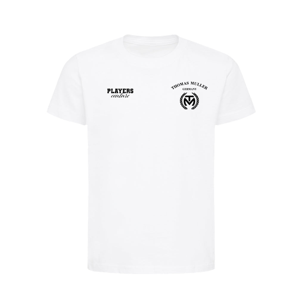 Thomas Muller Logo Players Couture Kids T-Shirt White