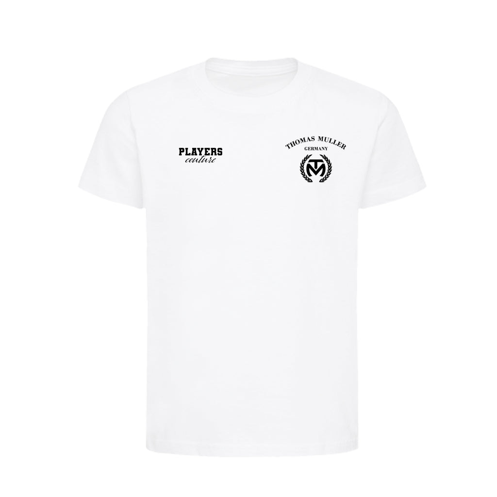 Thomas Muller Logo Players Couture Kids T-Shirt White