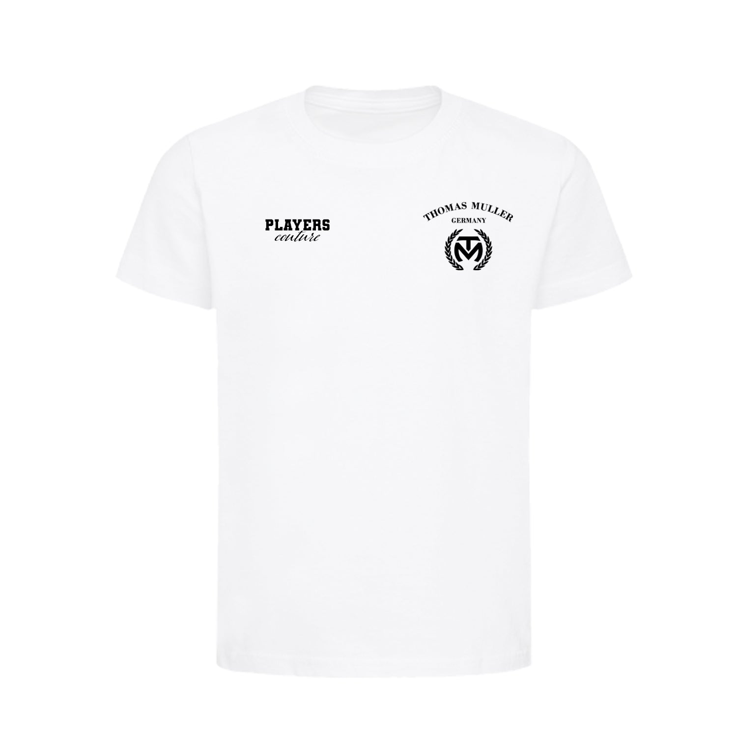 Thomas Muller Logo Players Couture Kids T-Shirt White