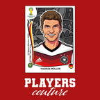 Thomas Muller World Cup Sticker Kids T-Shirt – thomas muller red Players Couture design