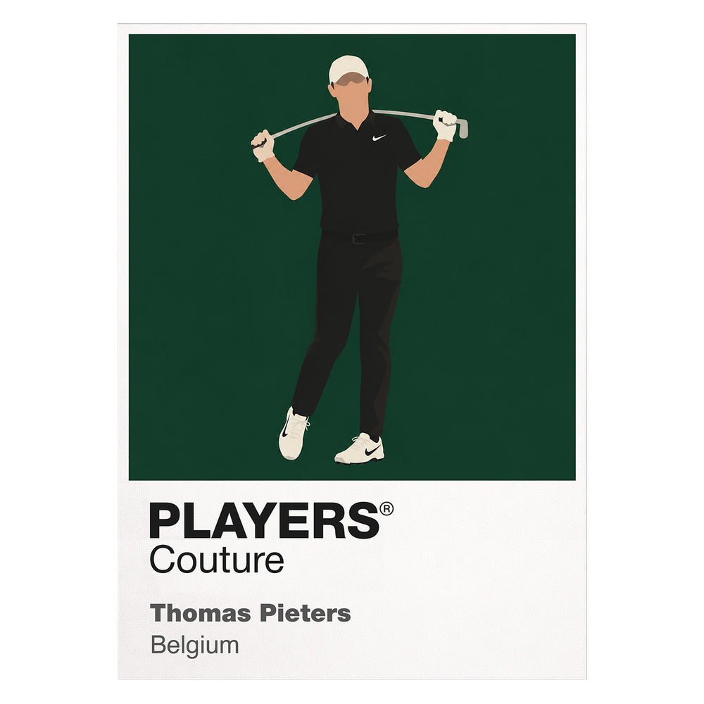 Thomas Pieters Golf Icon Frame - Icon Design