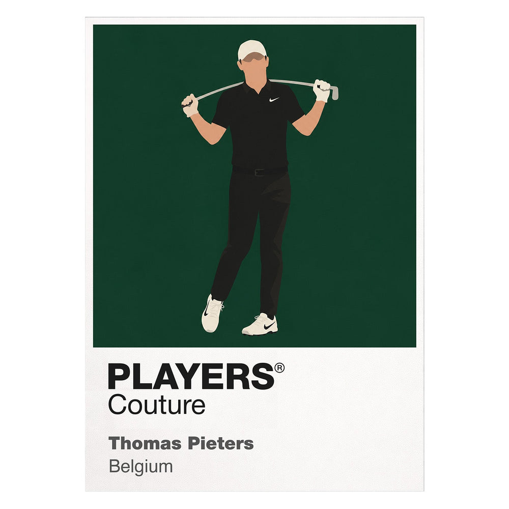 Thomas Pieters Golf Icon Frame Men's Polo Shirt