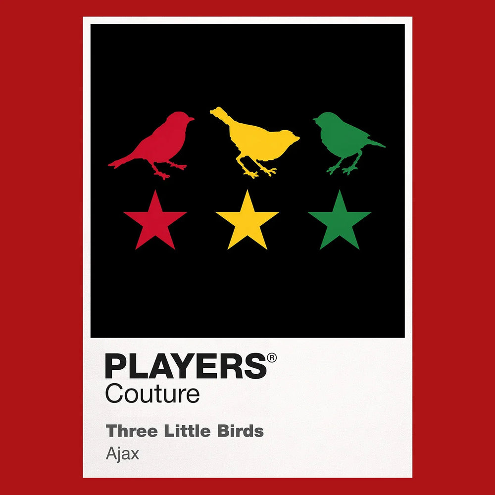 Ajax Three Little Birds Classic Football Shirt Colours Frame Men's T-Shirt