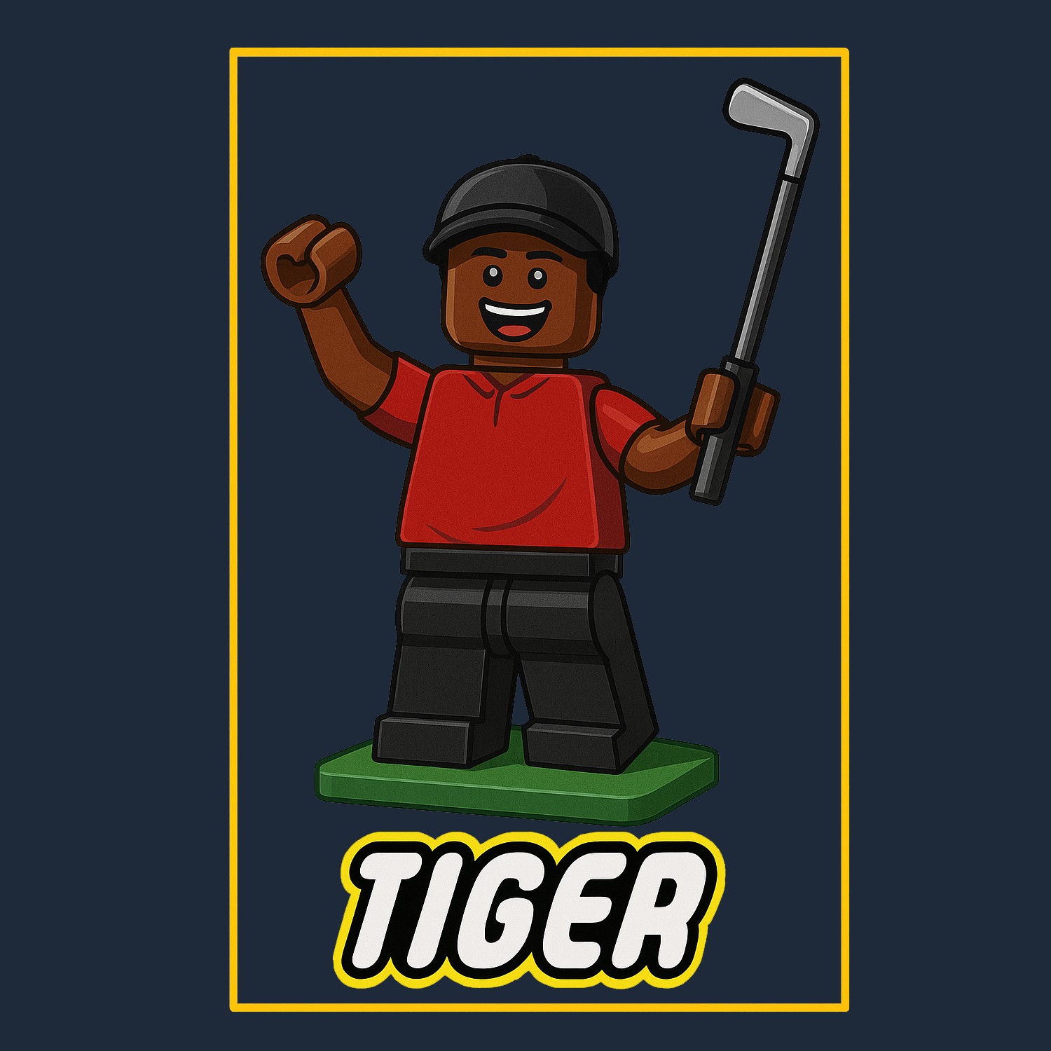 Tiger Woods Toy Logo Players Couture Mens T-Shirt