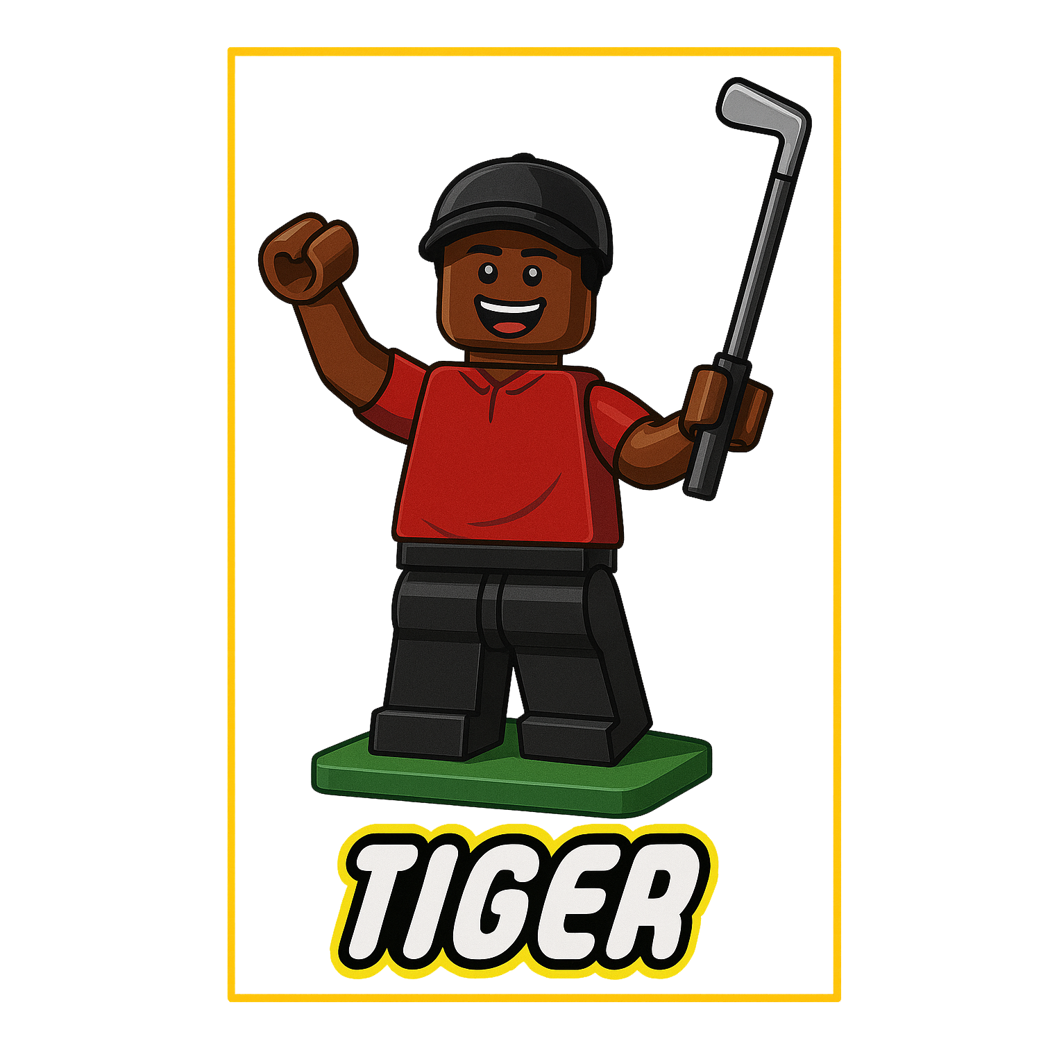 Tiger Woods Toy Logo Players Couture Mens T-Shirt