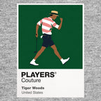 Tiger Woods Icon Frame artwork in grey