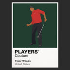 Tiger Woods Golf Icon Frame Men's Polo Shirt