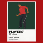 Tiger Woods Golf Icon Frame Men's Polo Shirt