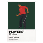 Tiger Woods Golf Icon Frame Men's Polo Shirt