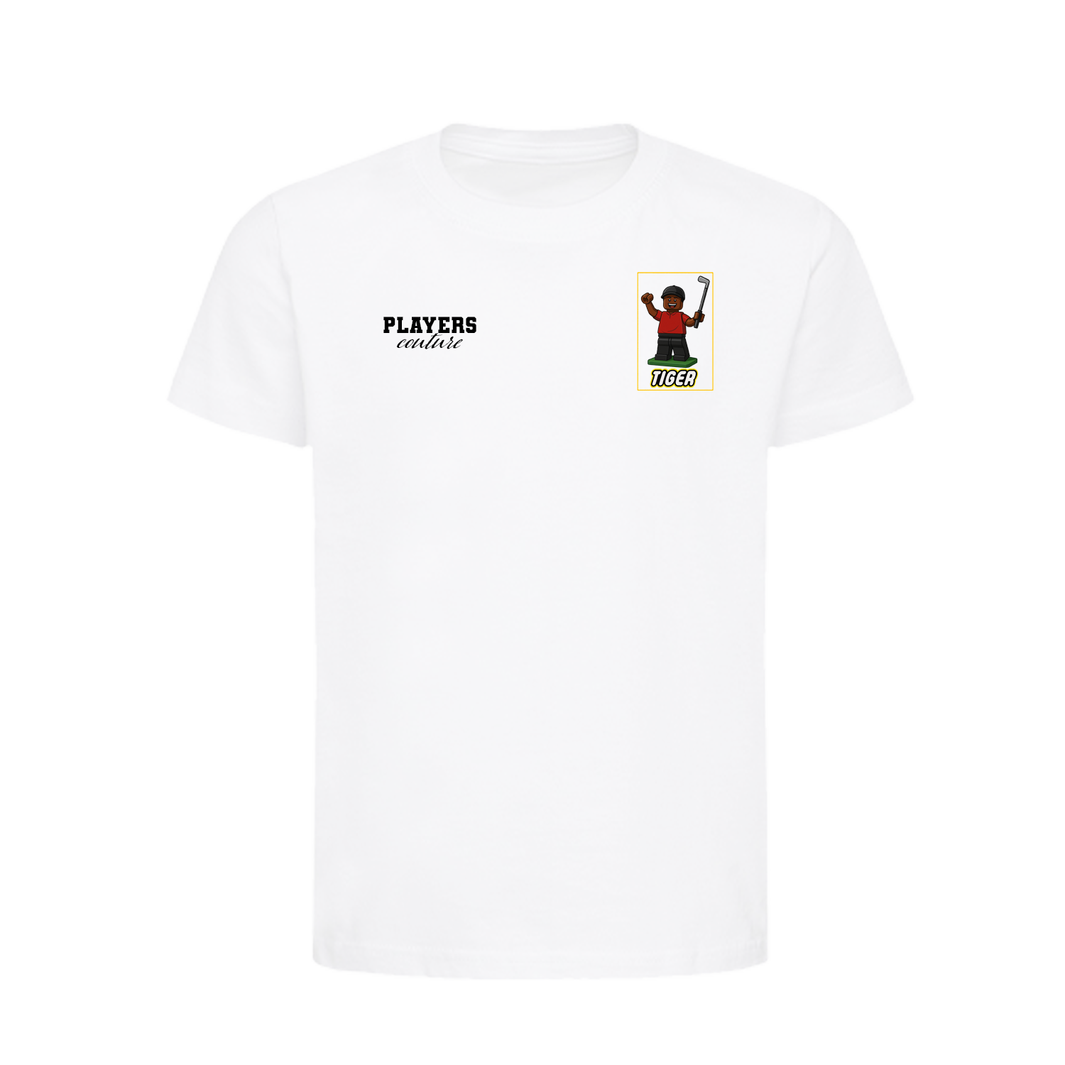 Tiger Woods Toy Logo Players Couture Kids T-Shirt White