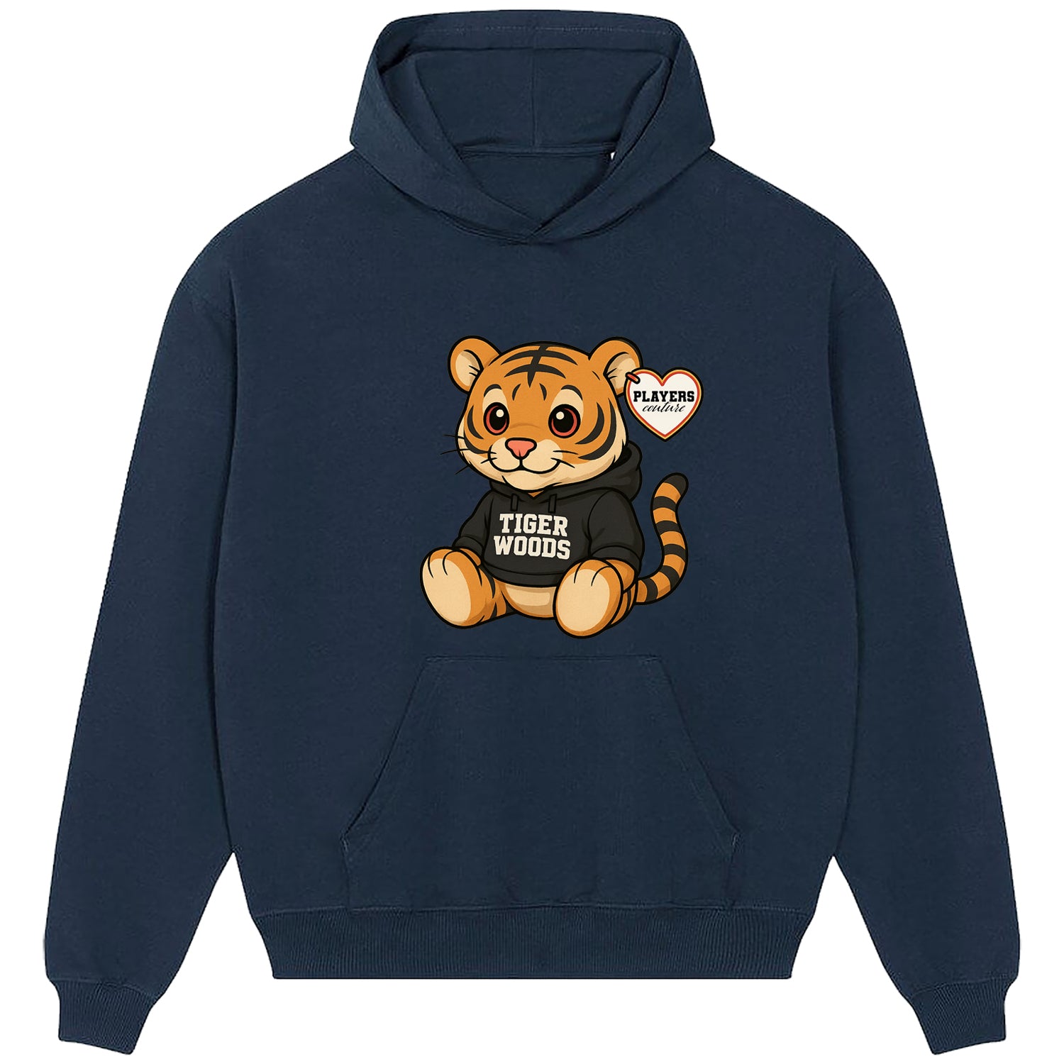 Tiger Woods Tiger Logo Players Couture Men's Casual Hoodie Navy