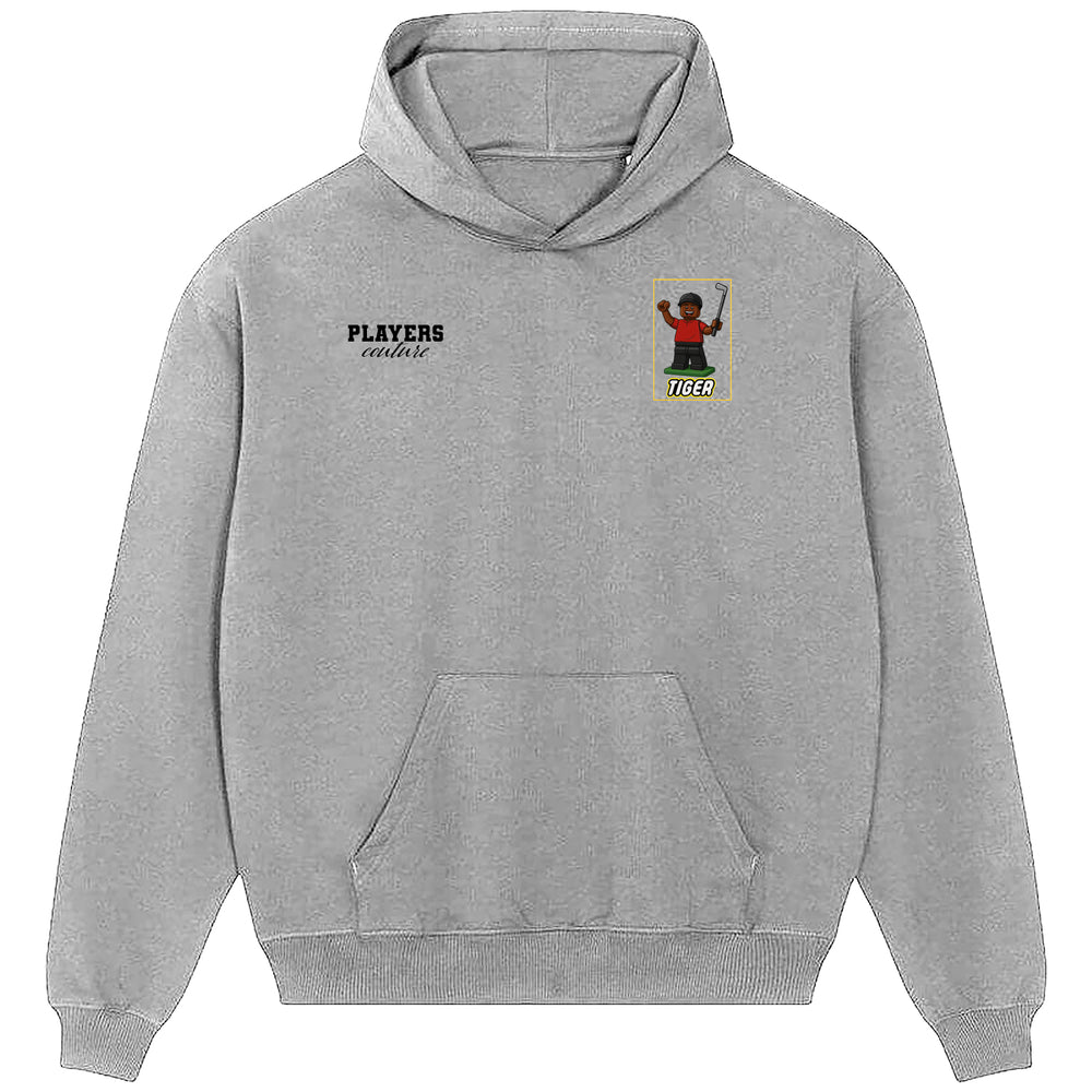 Tiger Woods Toy Logo Players Couture Men's Casual Hoodie Gray