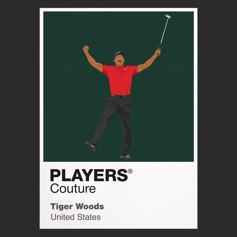 Tiger Woods 2019 Masters Golf Icon Frame Men's Hoodie