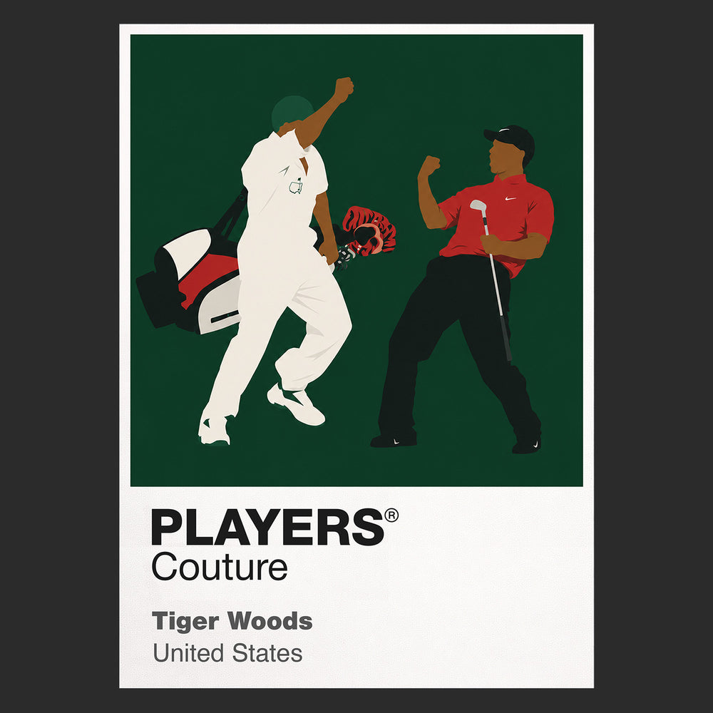 Tiger Woods 2005 Masters Icon Frame Men's T-Shirt