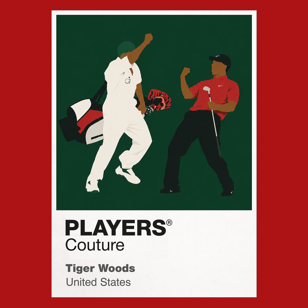 Tiger Woods 2005 Masters Golf Icon Frame Men's Polo Shirt