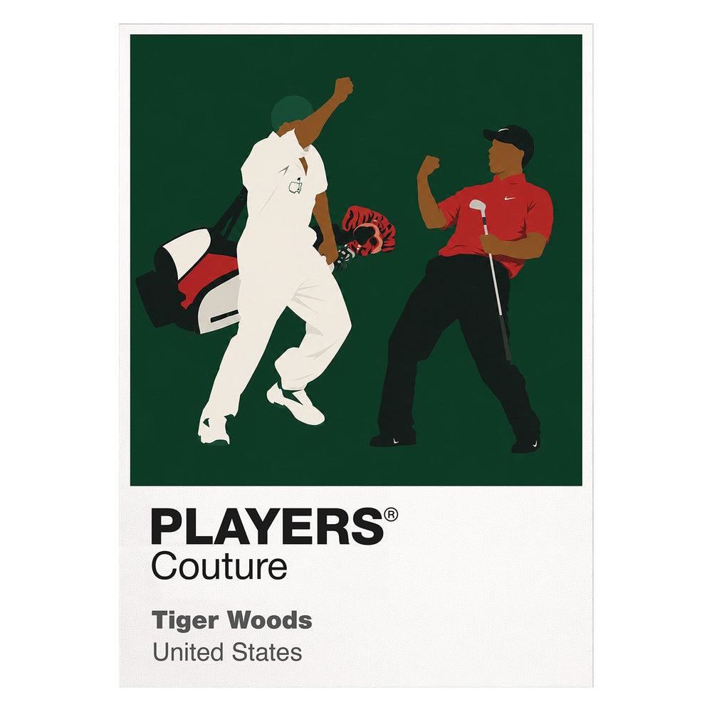Tiger Woods 2005 Masters Golf Icon Frame Men's Polo Shirt