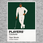 Tiger Woods Not Sunday Red Golf Icon Frame Men's Polo Shirt