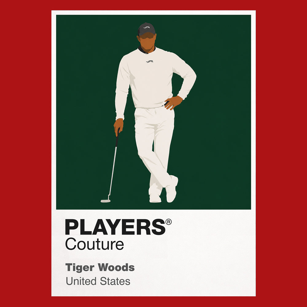 Tiger Woods Not Sunday Red Icon Frame Men's T-Shirt