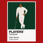 Tiger Woods Not Sunday Red Icon Frame Men's T-Shirt