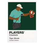 Tiger Woods Frank Headcover Golf Icon Frame Men's Hoodie