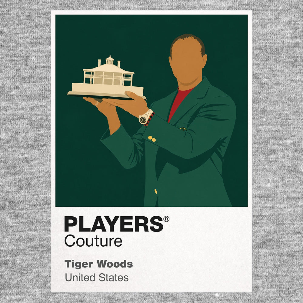 Tiger Woods Masters Golf Icon Frame Men's Polo Shirt
