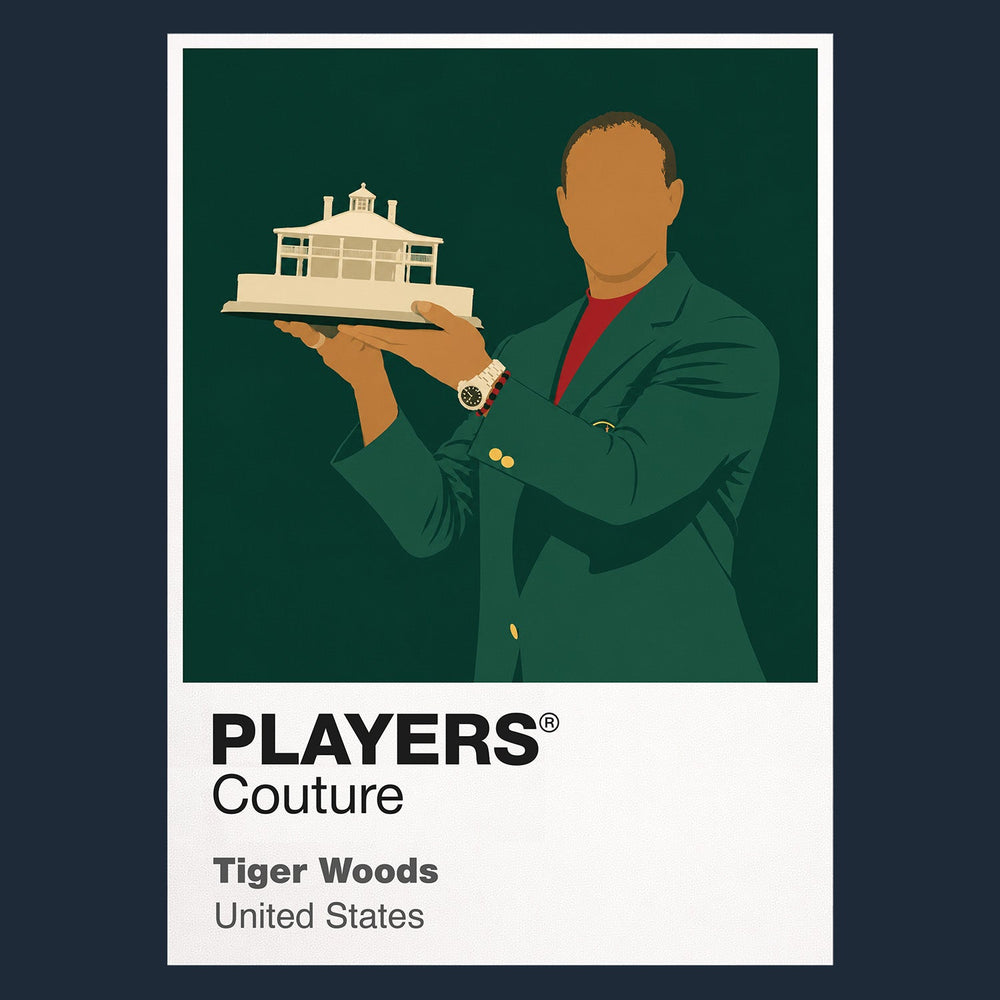 Tiger Woods Masters Golf Icon Frame Men's Polo Shirt