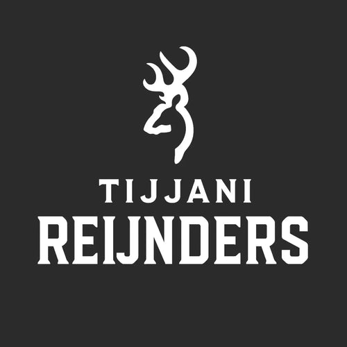 Tijjani Reijnders Logo Men's T-Shirt – black close-up detail shot of the Tijjani Reijnders Players Couture logo design
