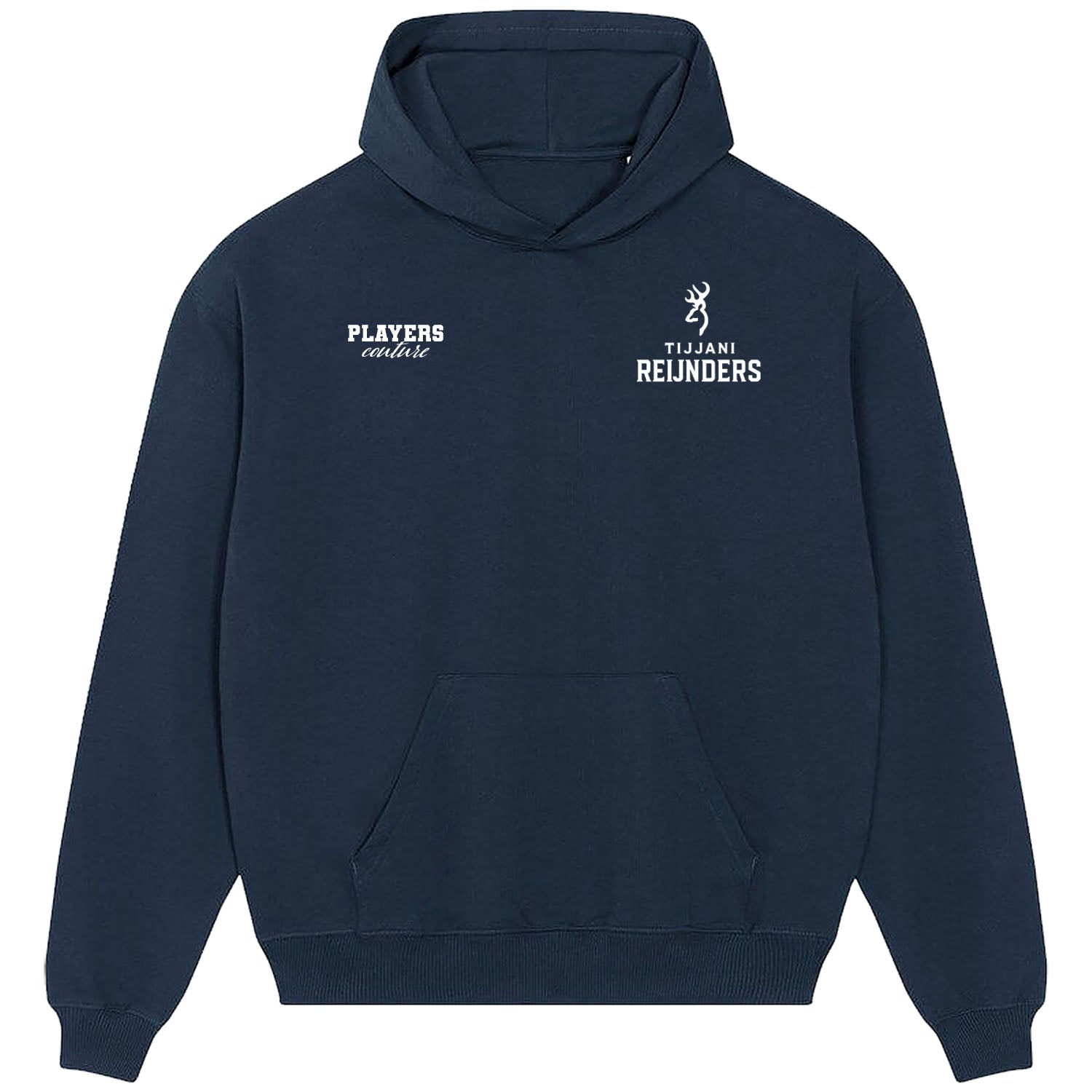 Tijjani Reijnders Logo Players Couture Men's Casual Hoodie Navy