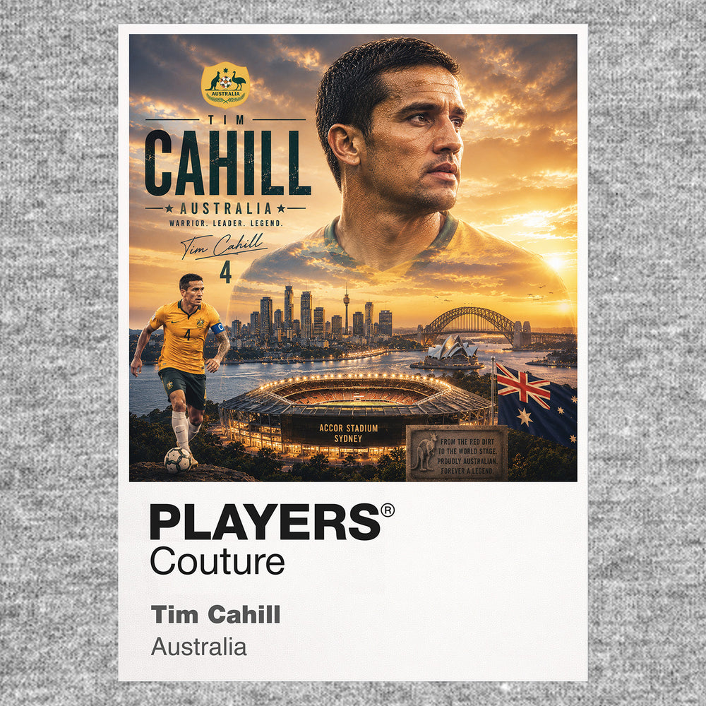 Tim Cahill Australia Atlas Frame artwork by Players Couture
