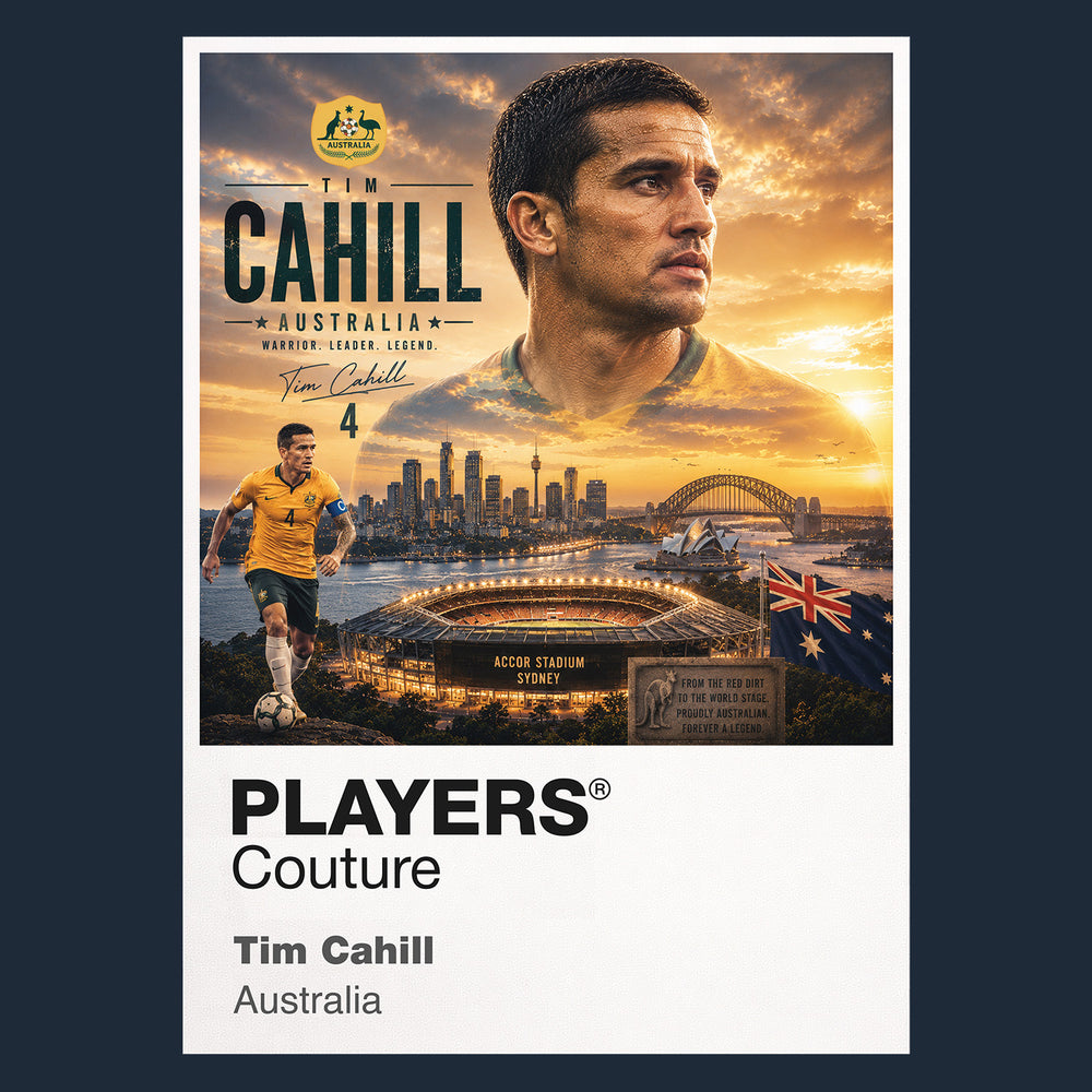 Tim Cahill Australia Atlas Frame artwork by Players Couture