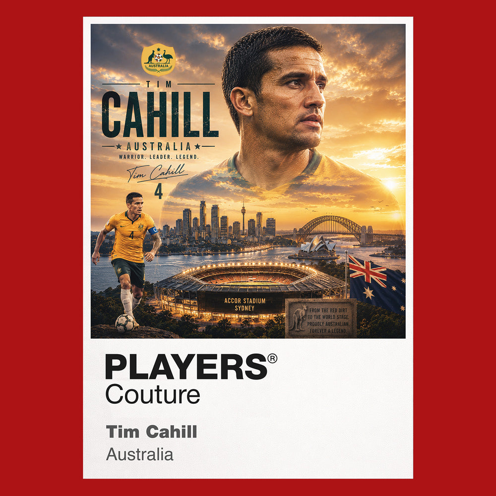 Tim Cahill Australia Atlas Frame artwork by Players Couture