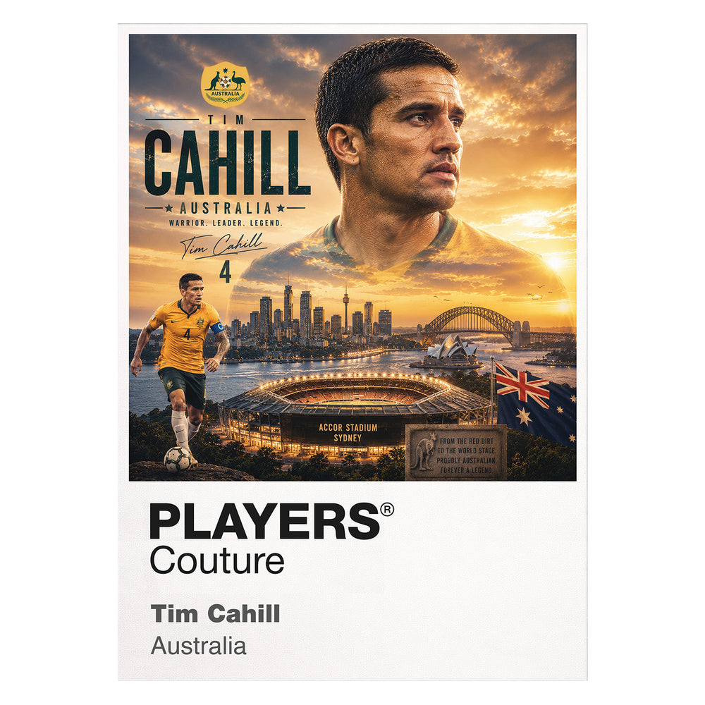 Tim Cahill Australia Atlas Frame artwork by Players Couture