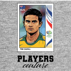 Tim Cahill World Cup Sticker Kids T-Shirt – tim cahill grey Players Couture design