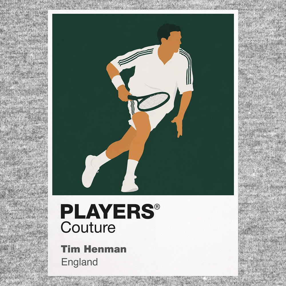 Tim Henman Tennis Icon Frame Men's T-Shirt