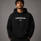 Timberwolves name-print hoodie - black