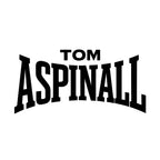 Tom Aspinall Logo Men's Hoodie – white close-up detail shot of the Tom Aspinall Players Couture logo design