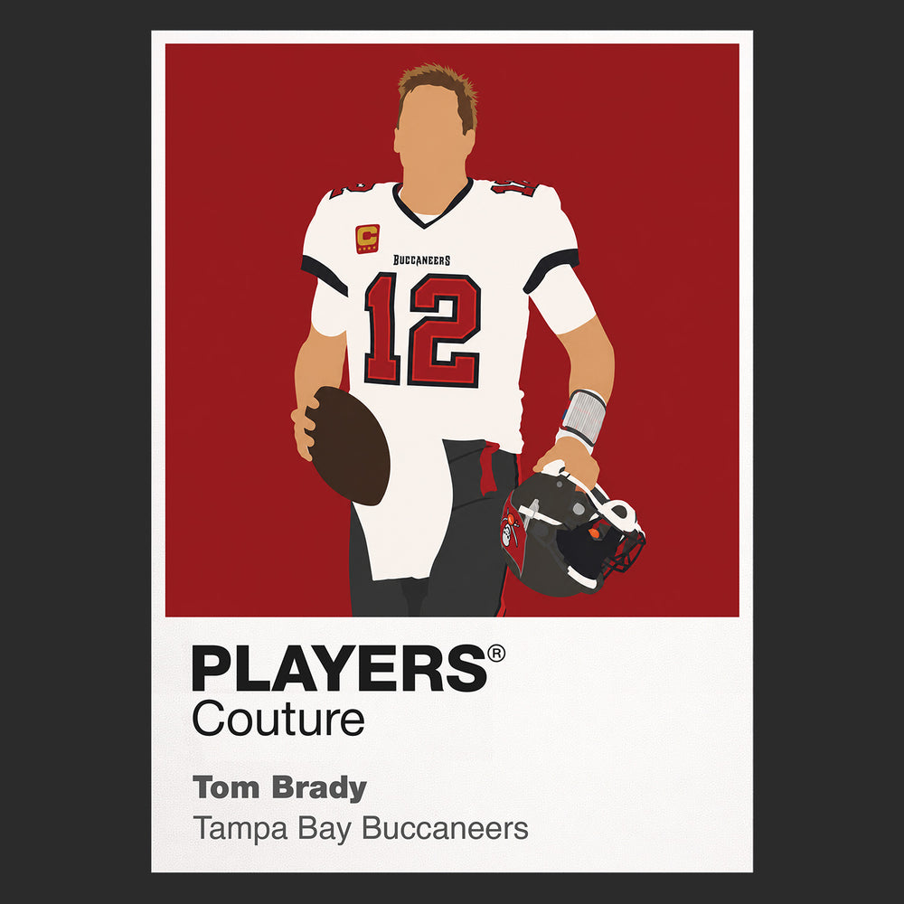 Tom Brady Buccaneers American Football Icon Frame Men's T-Shirt