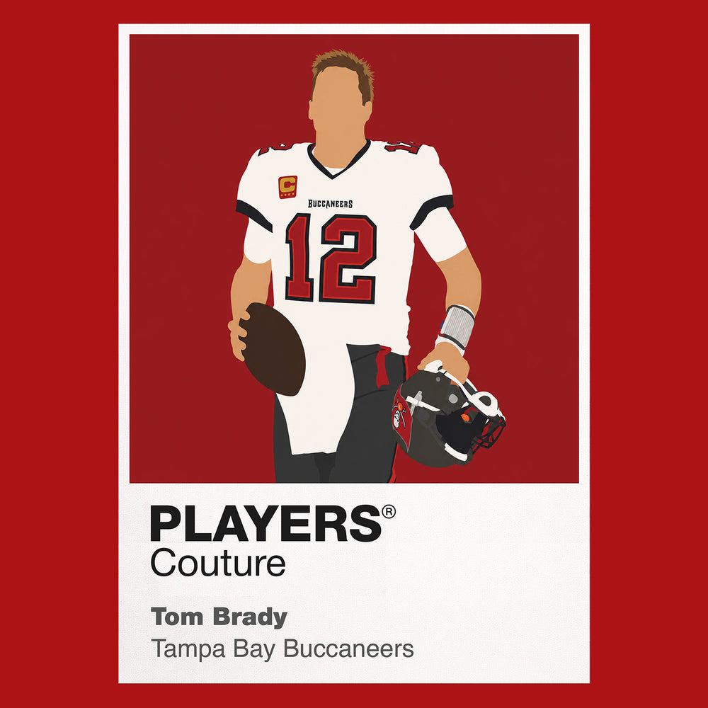 Tom Brady Buccaneers American Football Icon Frame Men's T-Shirt